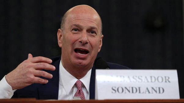 Senior U.S. diplomat says he followed Trump's 'orders' on pressuring Ukraine Senior U.S. diplomat says he followed Trump's 'orders' on pressuring Ukraine
