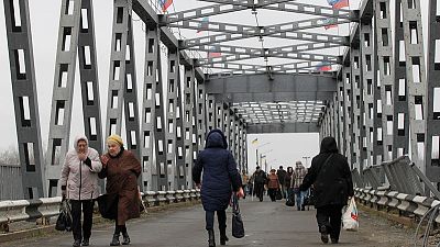 Bridge to peace? Zelenskiy unveils restored span in eastern Ukraine