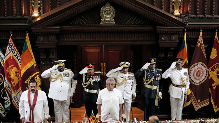 Sri Lanka's ruling siblings - New president swears in his brother as PM