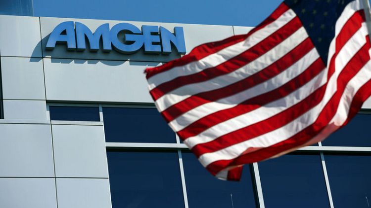 Amgen raises 2019 profit, sales view after buying Celgene psoriasis drug
