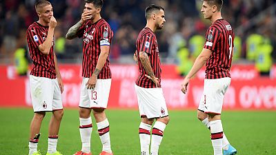 Crisis clubs Milan and Napoli clash at San Siro
