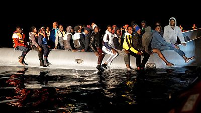 Two toddlers among 73 migrants plucked from drifting dinghy off Libya Two toddlers among 73 migrants plucked from drifting dinghy off Libya
