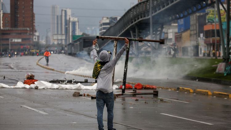 Colombian protests end with tear gas, curfew in city of Cali