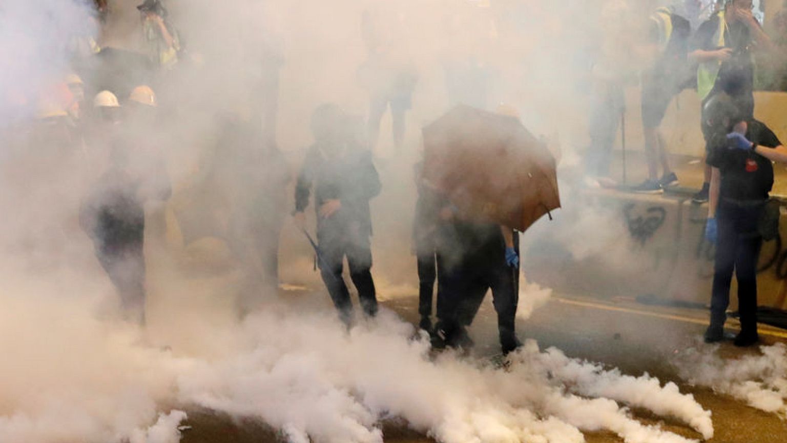 Hong Kong's clouds of tear gas spark health panic