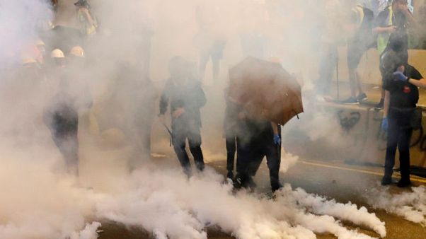 Hong Kong's clouds of tear gas spark health panic Hong Kong's clouds of tear gas spark health panic