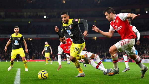 Arsenal's Lacazette strikes late to rescue point against Saints Arsenal's Lacazette strikes late to rescue point against Saints