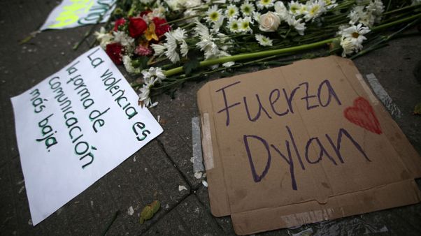 Colombia protesters march in honour of injured teenager Colombia protesters march in honour of injured teenager