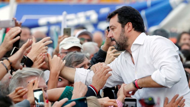 From euro to ESM, Italy's Salvini re-trains his eurosceptic fire