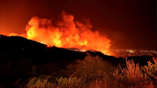 Fast-moving fire threatens homes in Santa Barbara County Fast-moving fire threatens homes in Santa Barbara County