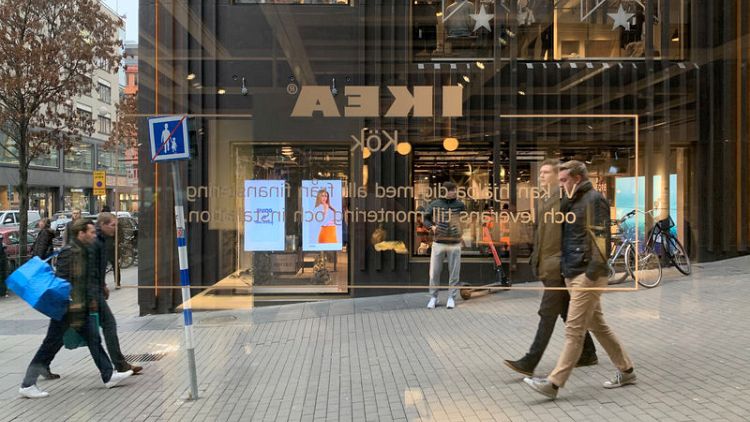 Main IKEA store owner's full-year operating profit falls 10%