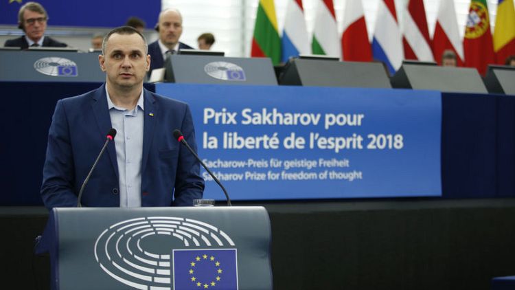 Freed film-maker Sentsov tells Europe: beware of Russia