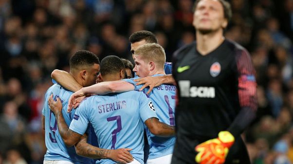 Man City go through despite laboured draw with Shakhtar Man City go through despite laboured draw with Shakhtar