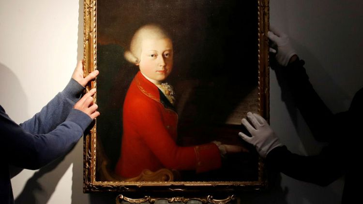 Rare Mozart portrait flies above presale estimate at Paris auction