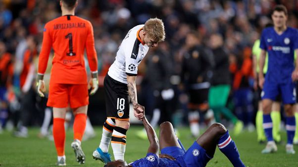 Chelsea thwarted by Valencia in Champions League thriller Chelsea thwarted by Valencia in Champions League thriller