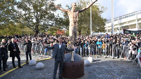 Angry fans vandalise Zlatan statue in Malmo Angry fans vandalise Zlatan statue in Malmo