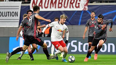 Forsberg double sends Leipzig into knockout stage Forsberg double sends Leipzig into knockout stage