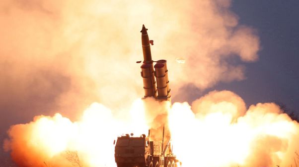 North Korea test fires rockets in Thanksgiving reminder of year-end deadline for U.S. North Korea test fires rockets in Thanksgiving reminder of year-end deadline for U.S.