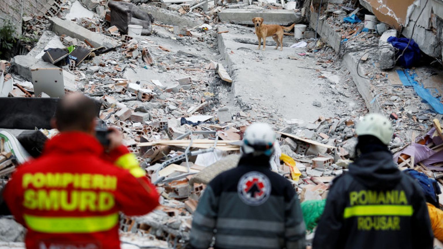 Rescuers keep working in Albanian town as death toll hits 40