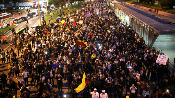Union calls another Colombia strike as protest turnout falls Union calls another Colombia strike as protest turnout falls