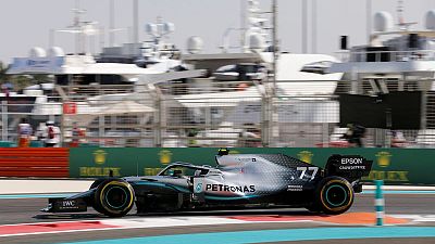 Bottas sets the pace in Abu Dhabi as Vettel crashes