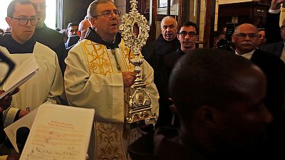 A relic of Jesus' manger, Christmas gift from the pope to Bethlehem A relic of Jesus' manger, Christmas gift from the pope to Bethlehem