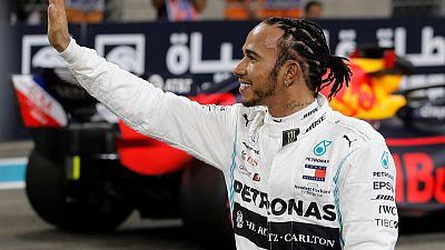 Hamilton storms to final pole of the Formula One season