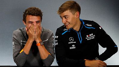 Qualified success for British F1 rookies Norris and Russell Qualified success for British F1 rookies Norris and Russell