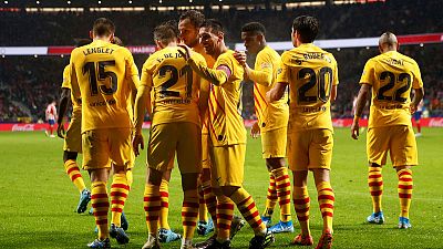 Magical Messi sinks Atletico as Barca return to the top Magical Messi sinks Atletico as Barca return to the top