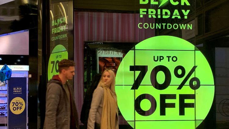 Black Friday sales in Britain jump 16.5% by value - Barclaycard