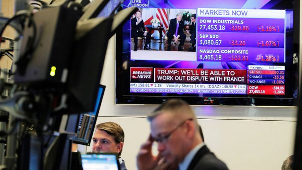 Fear of expanding trade war sinks global equities; bonds rally Fear of expanding trade war sinks global equities; bonds rally