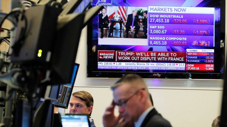 Fear of expanding trade war sinks global equities; bonds rally