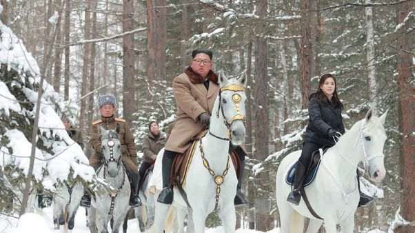 North Korea's Kim signals more confrontational stance with new horse ride, rare party meeting North Korea's Kim signals more confrontational stance with new horse ride, rare party meeting