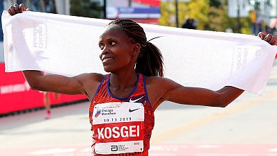 Kosgei targets Olympic gold after smashing world record Kosgei targets Olympic gold after smashing world record