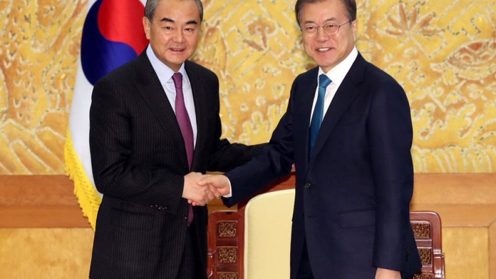 Image result for South Korean president hears reassurances from senior Chinese diplomat