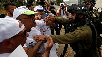 Israel detains Palestinian Authority TV journalists in Jerusalem Israel detains Palestinian Authority TV journalists in Jerusalem