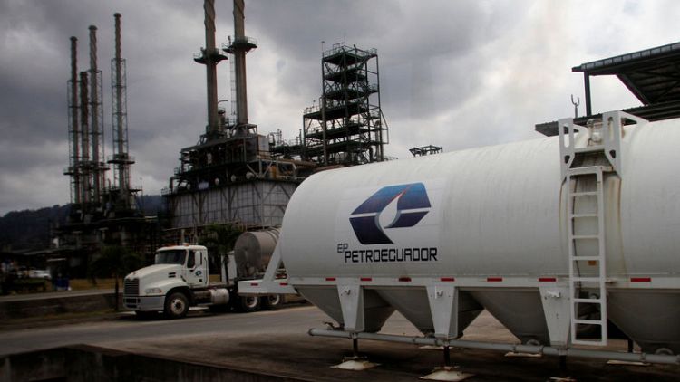 Ecuador awards 20.2 mln barrel oil supply contract to Shell unit