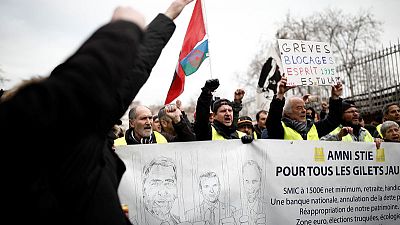 More French protests see roads blocked, trains disrupted and scuffles in Paris More French protests see roads blocked, trains disrupted and scuffles in Paris
