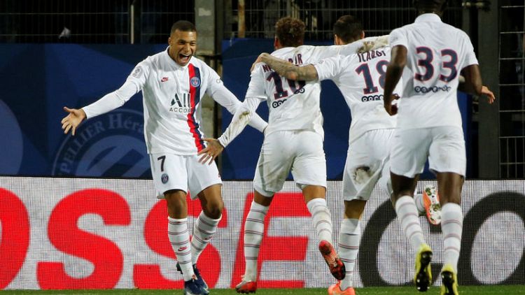 Attacking trio lead PSG to comeback win over Montpellier