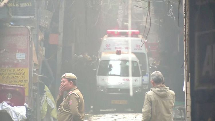 Fire at New Delhi factory kills 43