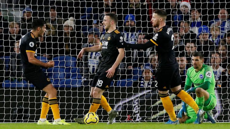 Resilient Wolves hold Brighton to thrilling 2-2 draw