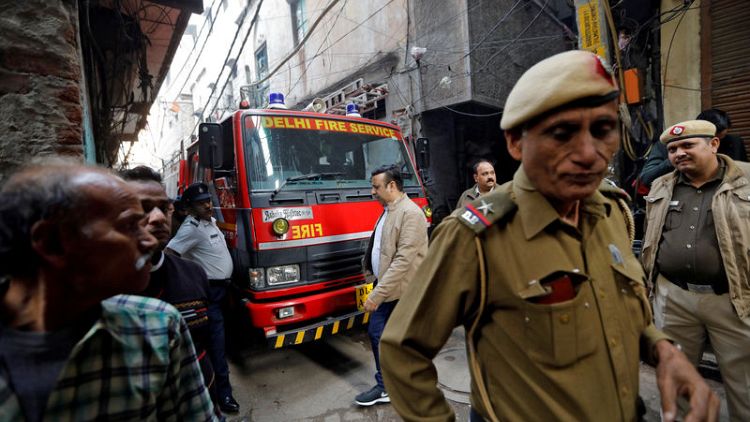 Factory owner, manager nabbed after Indian capital's deadliest fire in 20 years