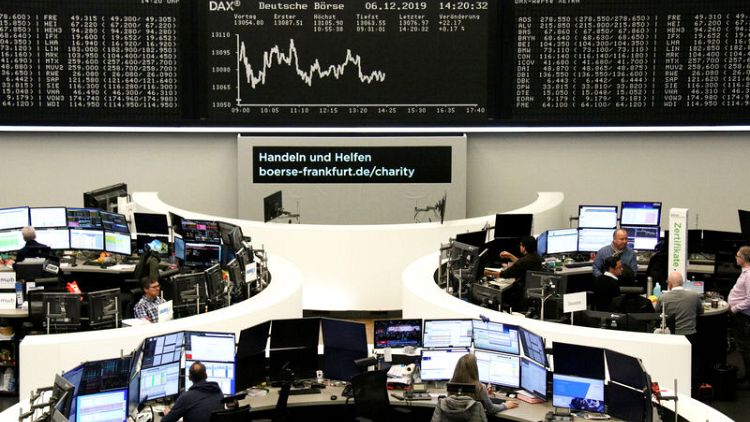 European shares flat as China data stokes slowdown worries