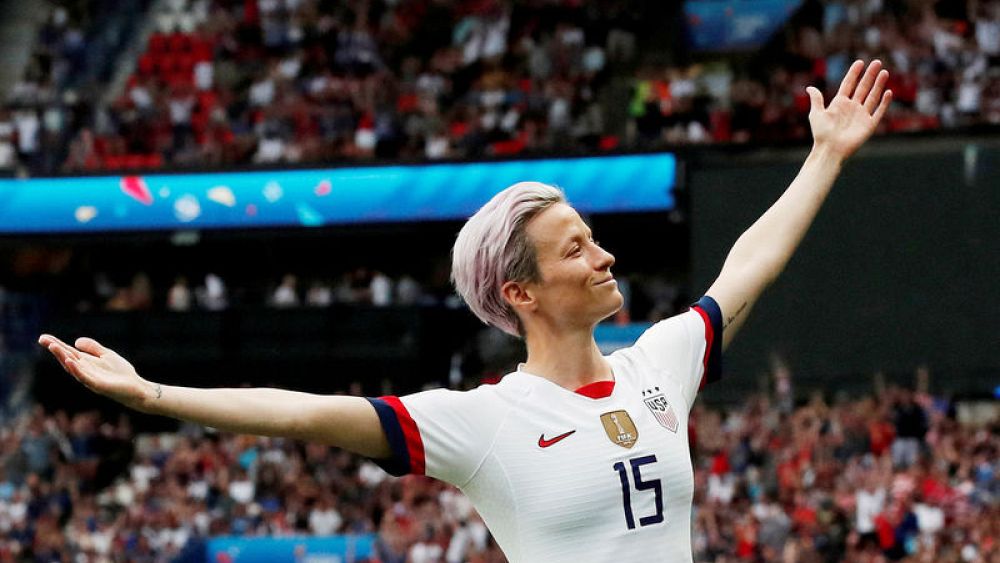 Image result for Rapinoe wins Sports Illustrated's top prize to cap stellar year "