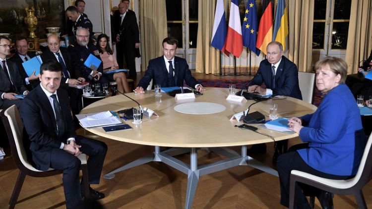 Putin meets Ukraine leader for first time at Paris peace summit