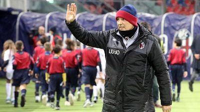Il Bologna festeggia Mihajlovic "ti vogliamo bene" Il Bologna festeggia Mihajlovic "ti vogliamo bene"
