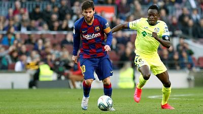 Calcio: Messi chiama Lautaro al Barcellona 'è spettacolare' Calcio: Messi chiama Lautaro al Barcellona 'è spettacolare'