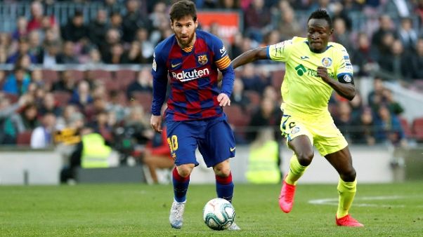 Calcio: Messi chiama Lautaro al Barcellona 'è spettacolare' Calcio: Messi chiama Lautaro al Barcellona 'è spettacolare'