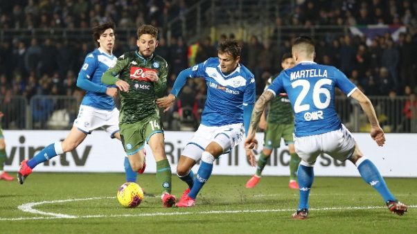 ++ Coronavirus:Curva Nord Brescia si scusa per cori Napoli++ ++ Coronavirus:Curva Nord Brescia si scusa per cori Napoli++