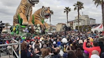 Carnevale Viareggio, folla a 5/o corso Carnevale Viareggio, folla a 5/o corso