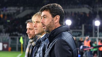 Agnelli "Bene Sarri, eresia non pensare a Guardiola" Agnelli "Bene Sarri, eresia non pensare a Guardiola"